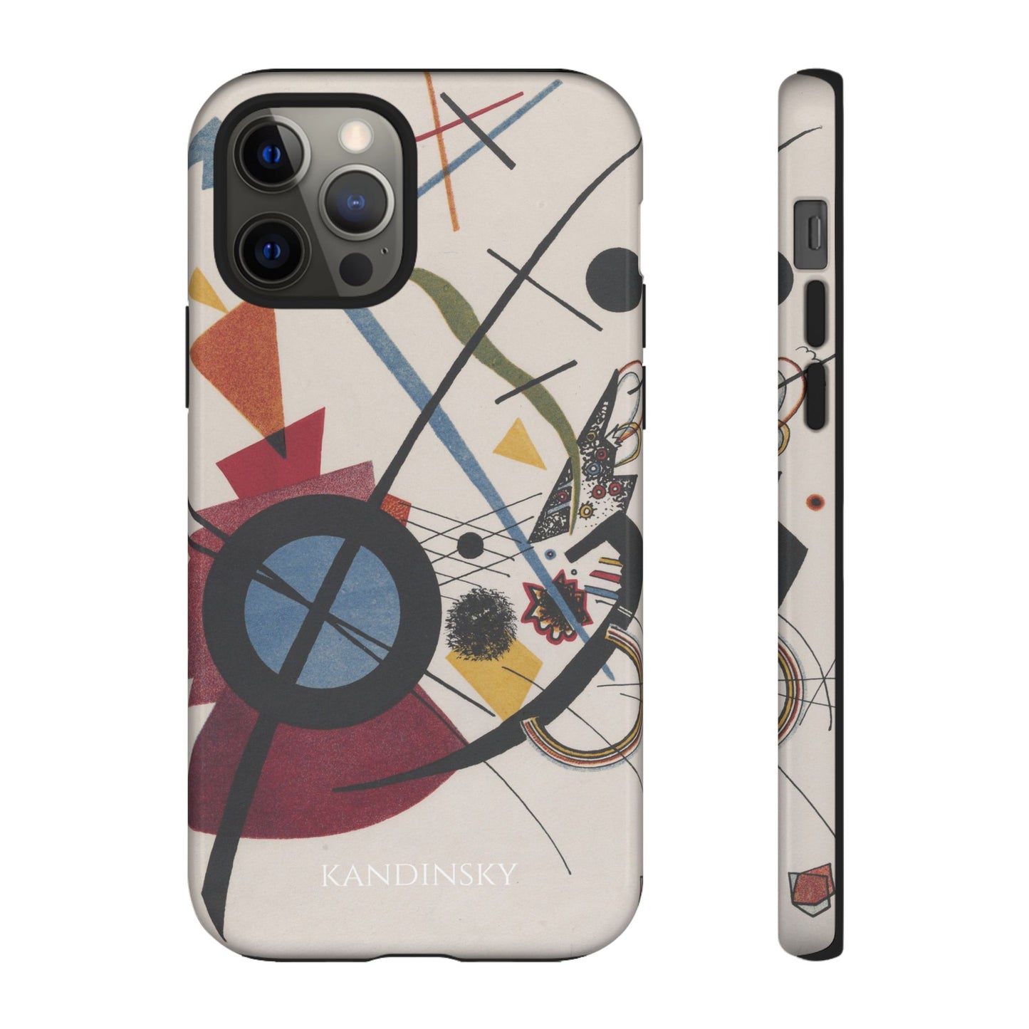 Tough Phone Case for iPhone, Samsung and Google Pixel - Kandinsky, Violett (1923)