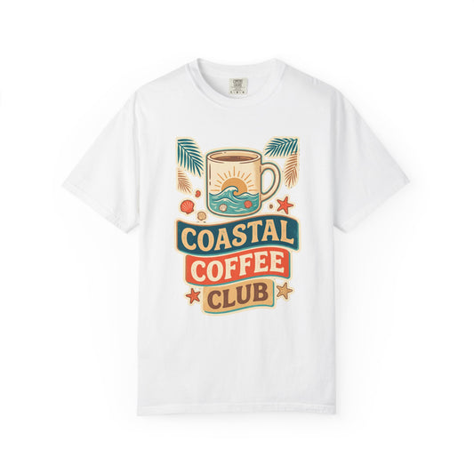 Coastal Coffee Club Retro Graphic Tee