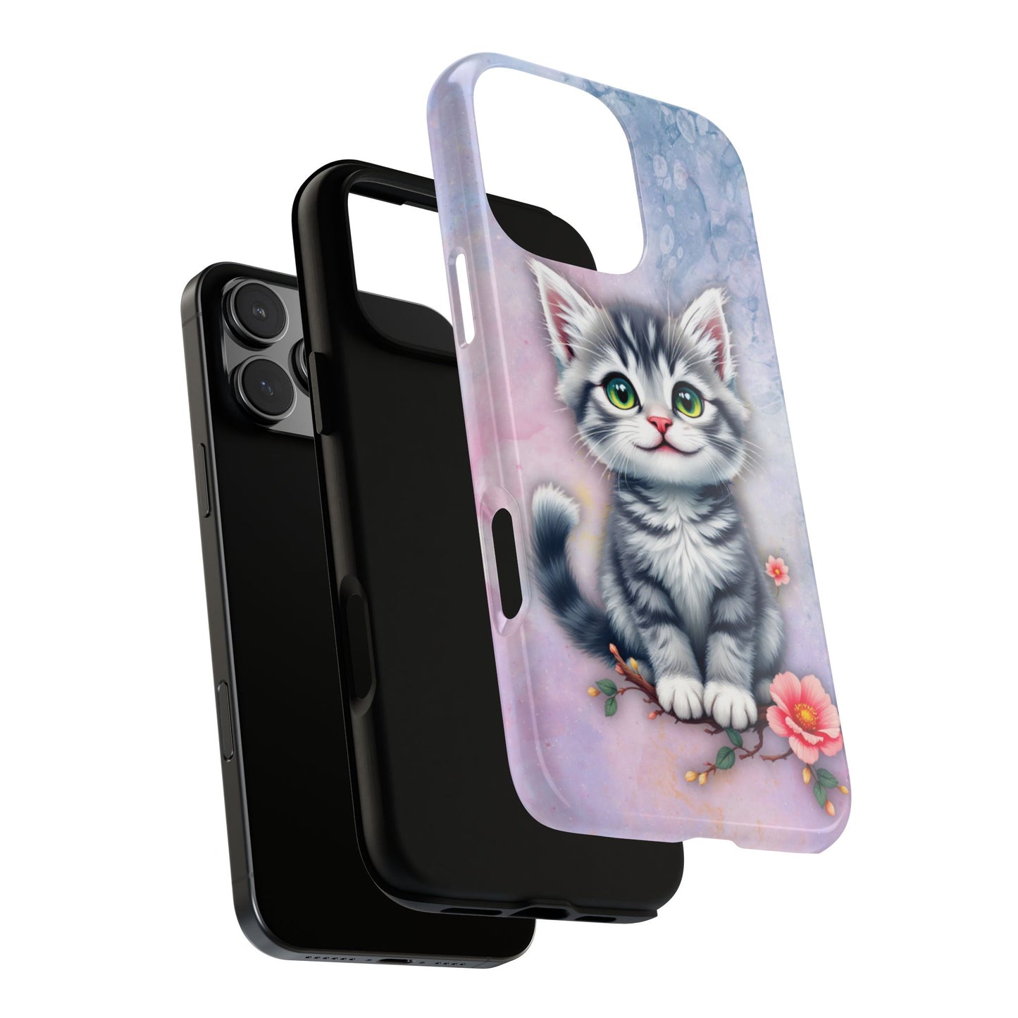 Tough Phone Case for iPhone, Samsung and Google Pixel - Dem Putty Tat Series (v1)