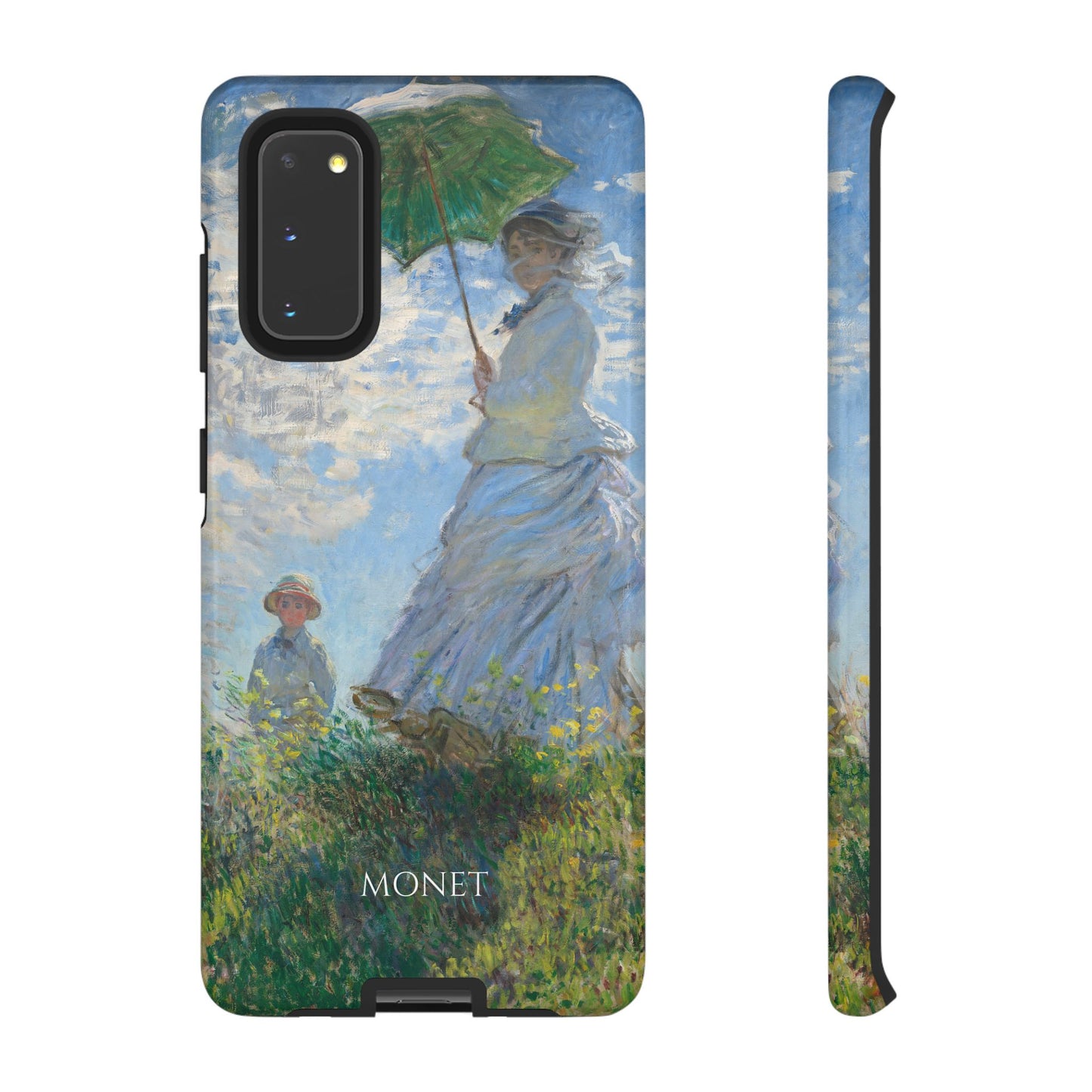 Tough Phone Case for iPhone, Samsung and Google Pixel - Monet, Woman with a Parasol - Madame Monet and Her Son (1875)
