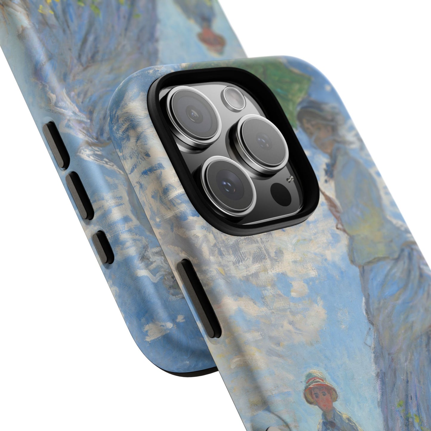 Tough Phone Case for iPhone, Samsung and Google Pixel - Monet, Woman with a Parasol - Madame Monet and Her Son (1875)