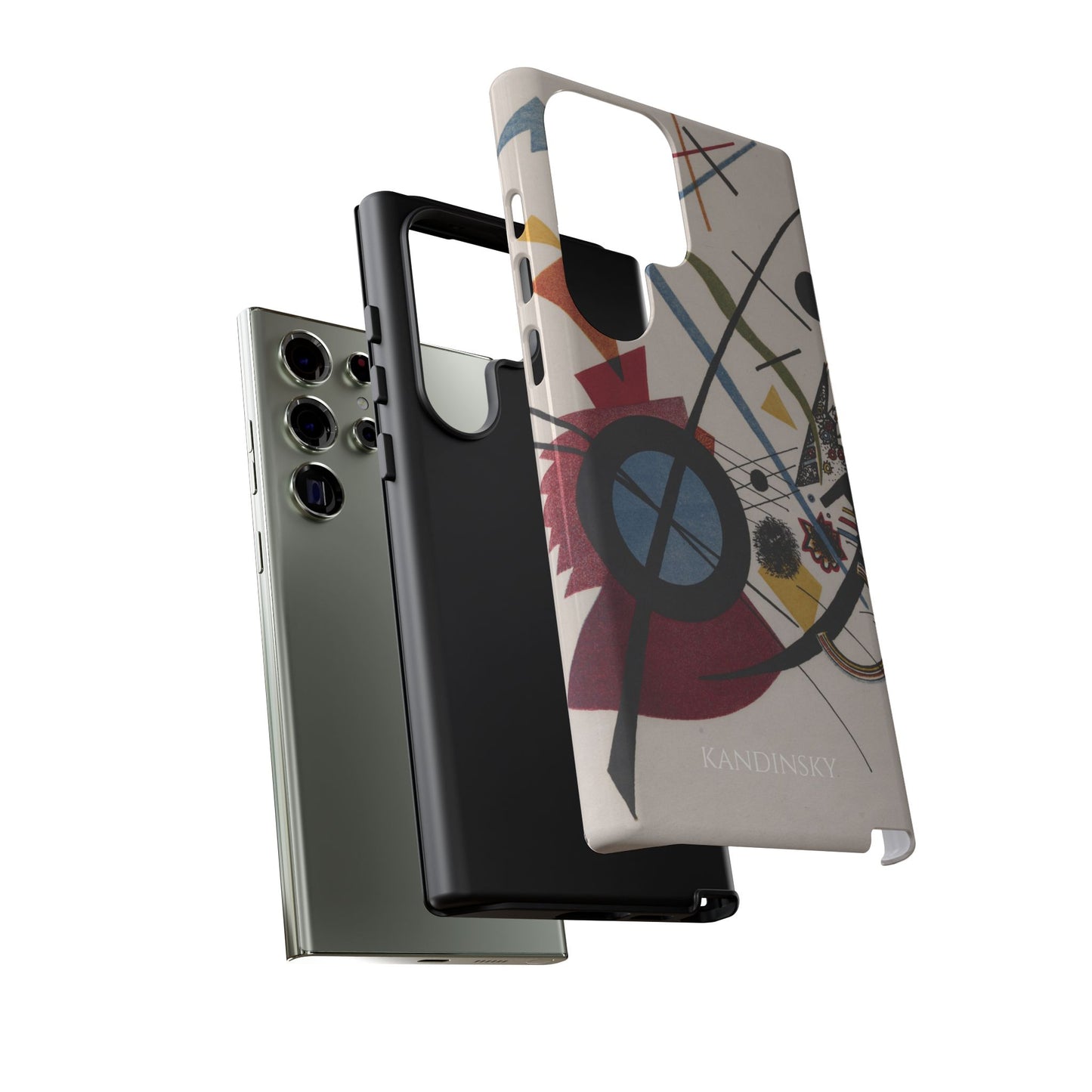 Tough Phone Case for iPhone, Samsung and Google Pixel - Kandinsky, Violett (1923)