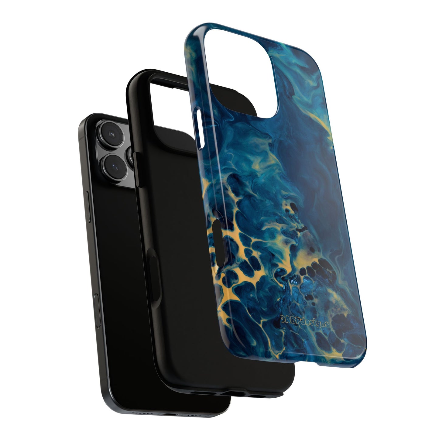 Tough Phone Case for iPhone, Samsung and Google Pixel - DABPdesigns Acrylic Abstract Design (v3)