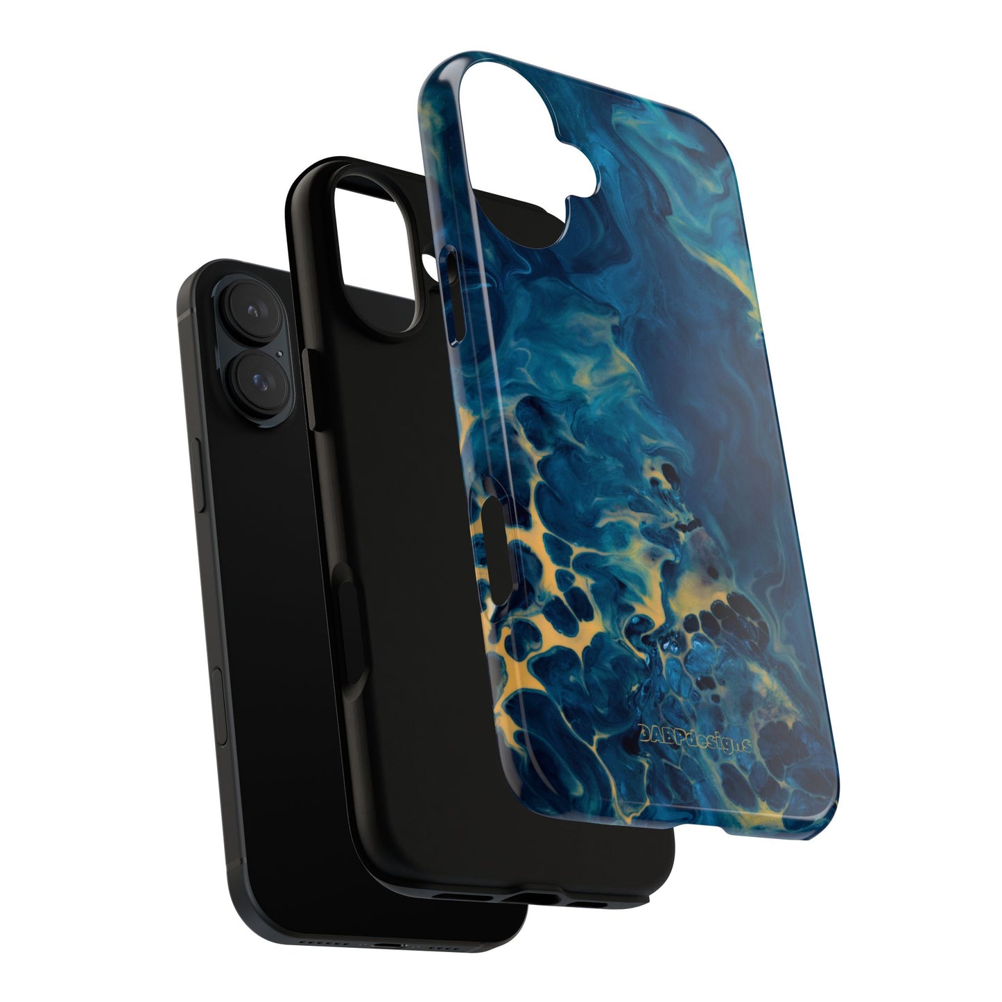 Tough Phone Case for iPhone, Samsung and Google Pixel - DABPdesigns Acrylic Abstract Design (v3)