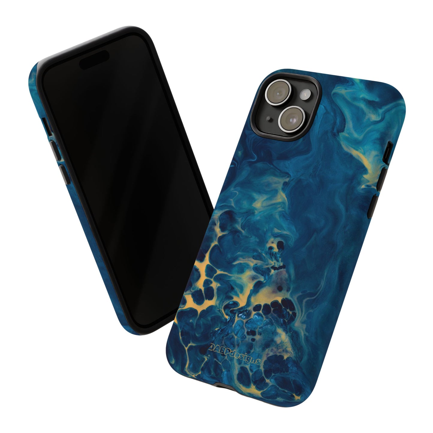Tough Phone Case for iPhone, Samsung and Google Pixel - DABPdesigns Acrylic Abstract Design (v3)