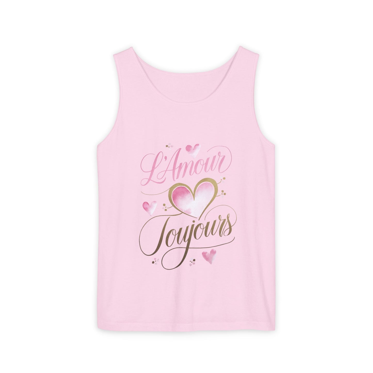 Comfort Colors® 9360 Women's Garment-Dyed Tank Top - L’Amour Toujours – Romantic French Love Design
