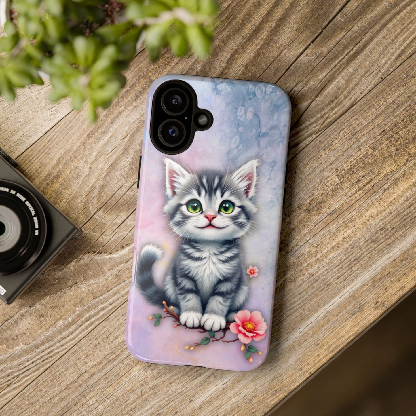 Tough Phone Case for iPhone, Samsung and Google Pixel - Dem Putty Tat Series (v1)
