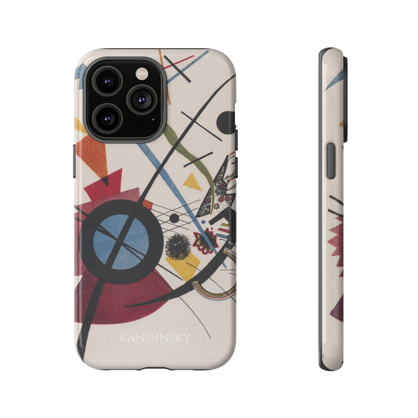 Tough Phone Case for iPhone, Samsung and Google Pixel - Kandinsky, Violett (1923)