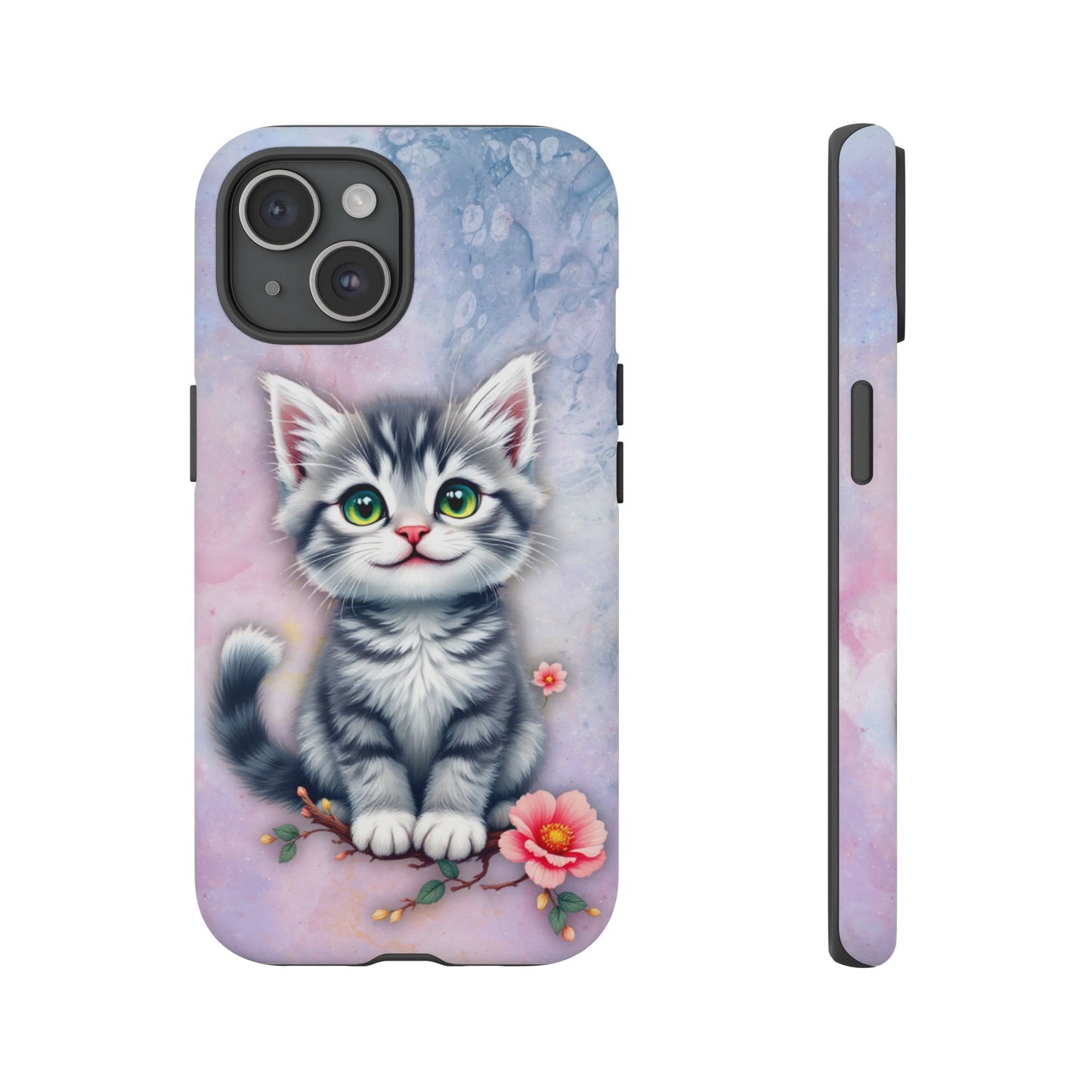 Tough Phone Case for iPhone, Samsung and Google Pixel - Dem Putty Tat Series (v1)