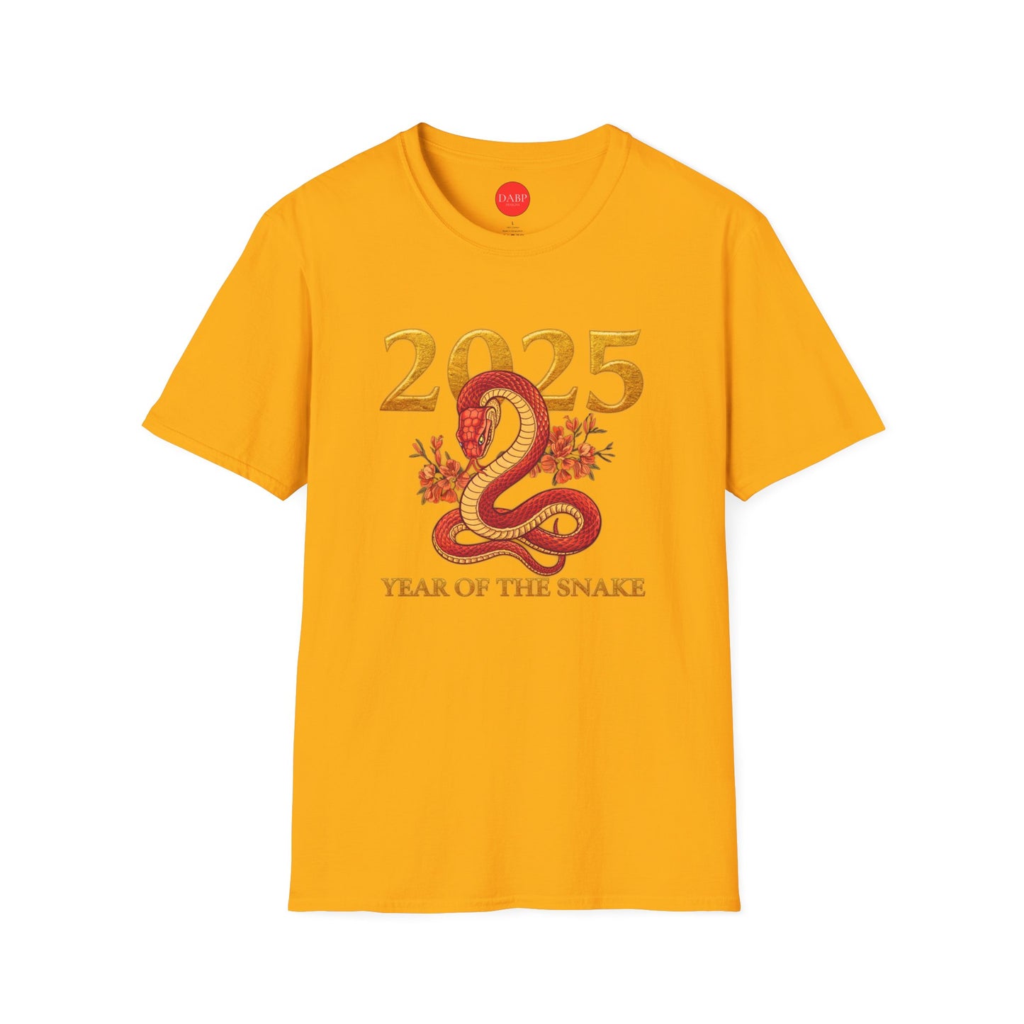 Gildan 64000 Unisex Softstyle Short-sleeve Tee | 2025 Year of the Snake Chinese New Year Design