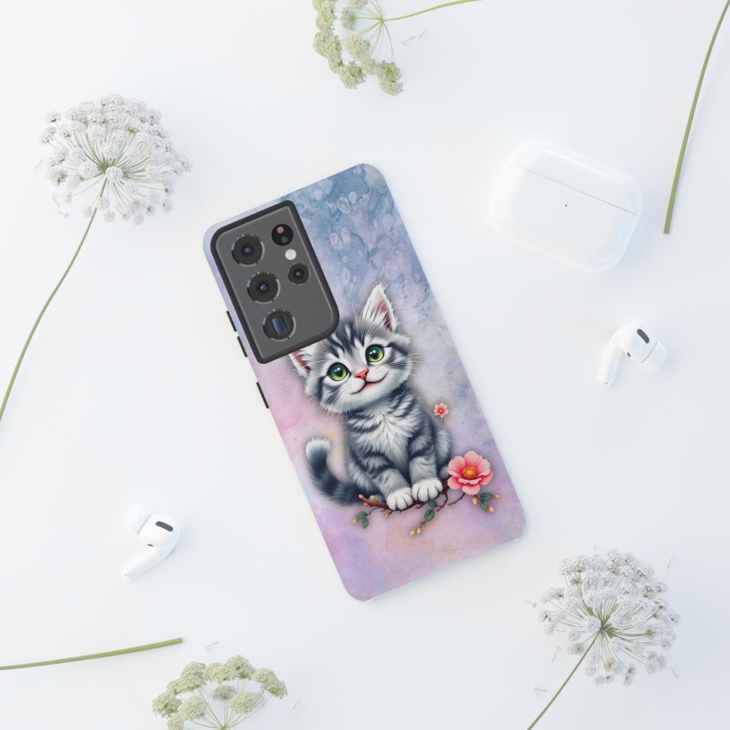 Tough Phone Case for iPhone, Samsung and Google Pixel - Dem Putty Tat Series (v1)