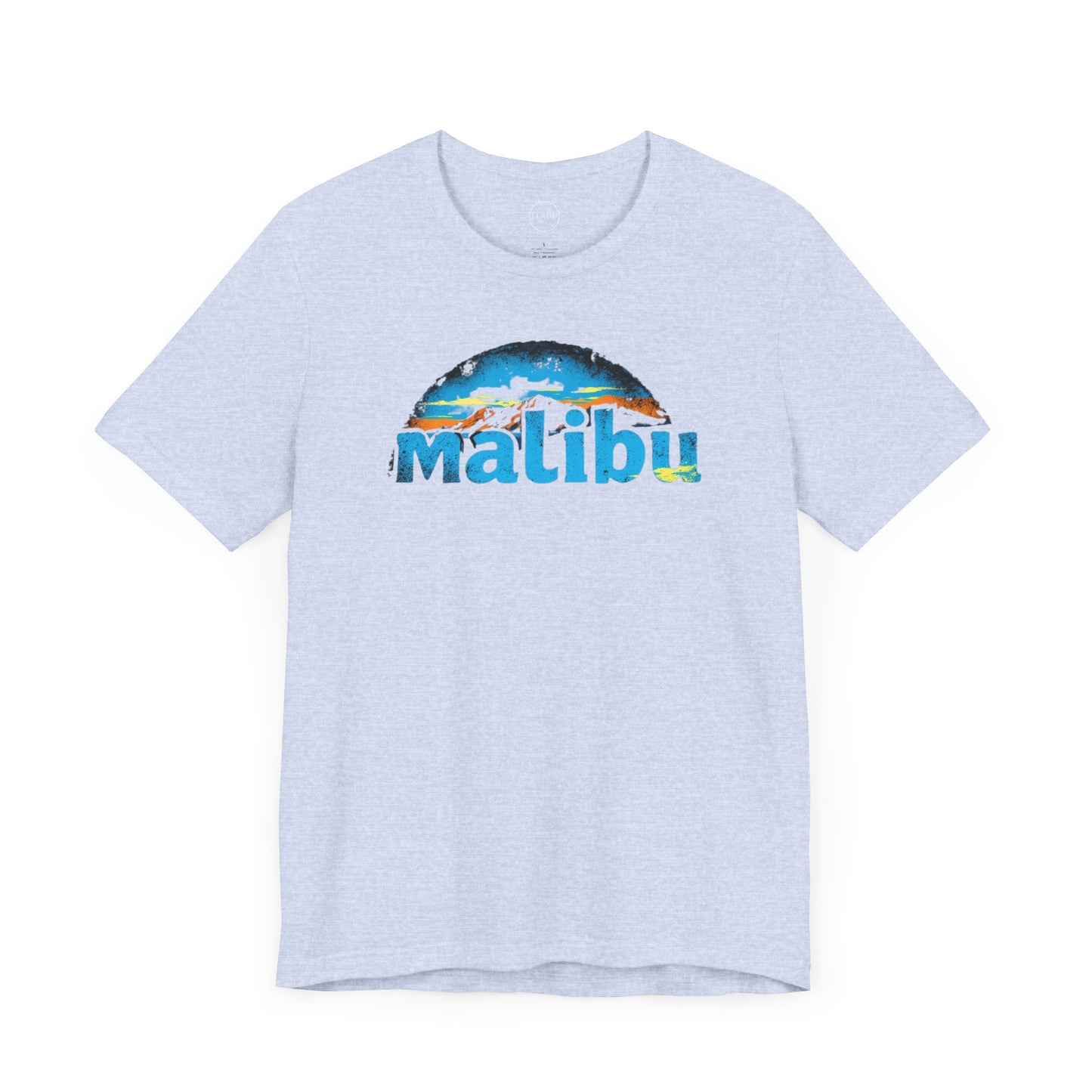 Bella+Canvas · 3001 Unisex Jersey Short Sleeve Tee - Malibu Coastal Vibes (v3)