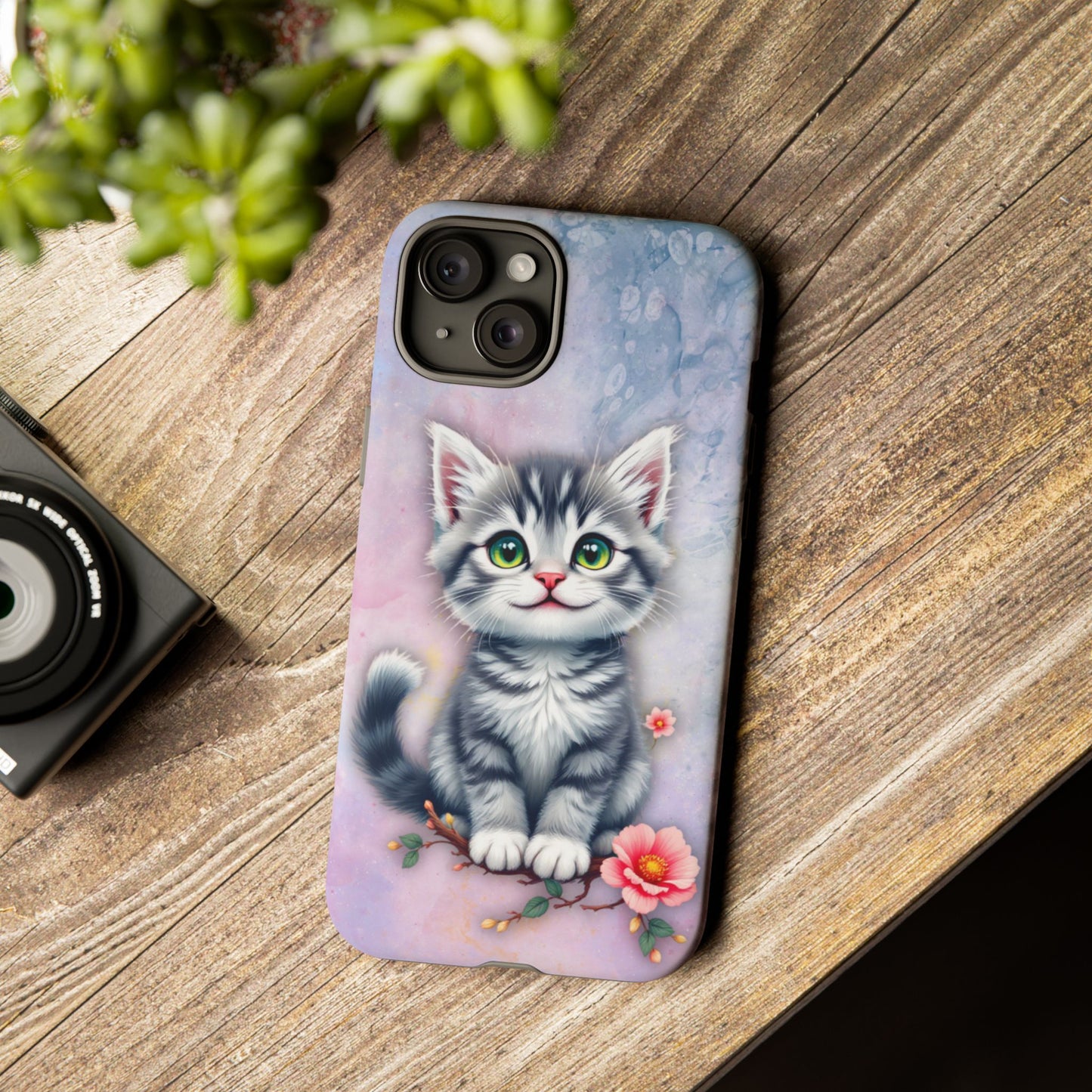 Tough Phone Case for iPhone, Samsung and Google Pixel - Dem Putty Tat Series (v1)