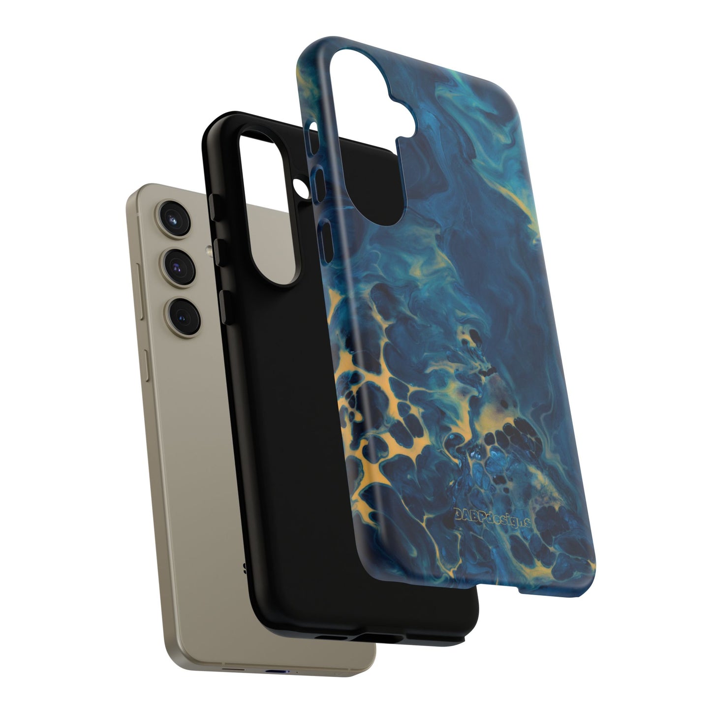 Tough Phone Case for iPhone, Samsung and Google Pixel - DABPdesigns Acrylic Abstract Design (v3)
