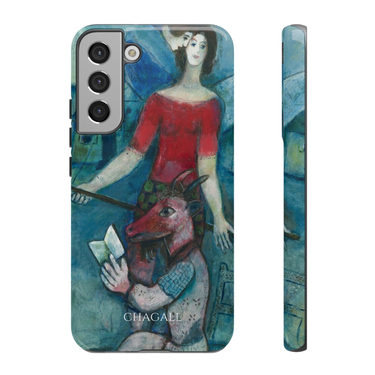 Tough Phone Case for iPhone, Samsung and Google Pixel - Chagall, The Angel and the Reader (1930)