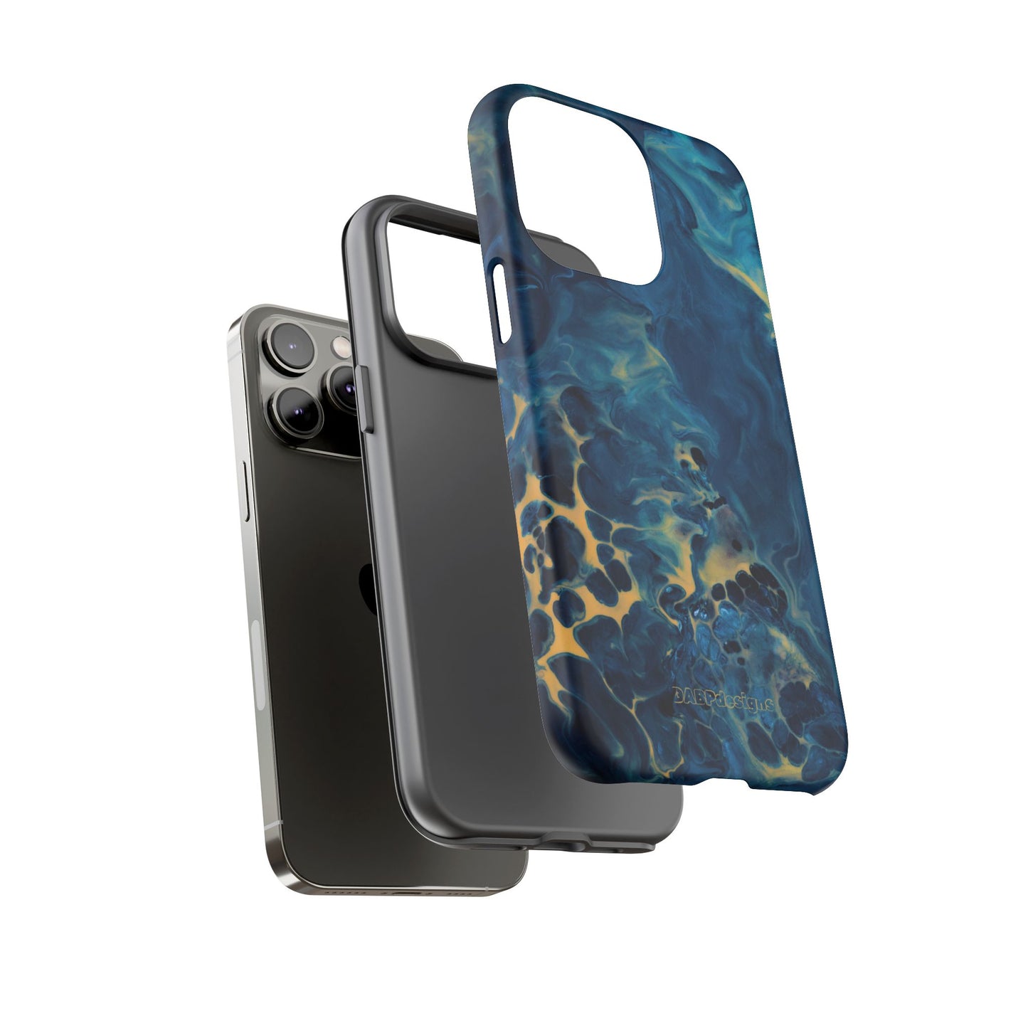 Tough Phone Case for iPhone, Samsung and Google Pixel - DABPdesigns Acrylic Abstract Design (v3)