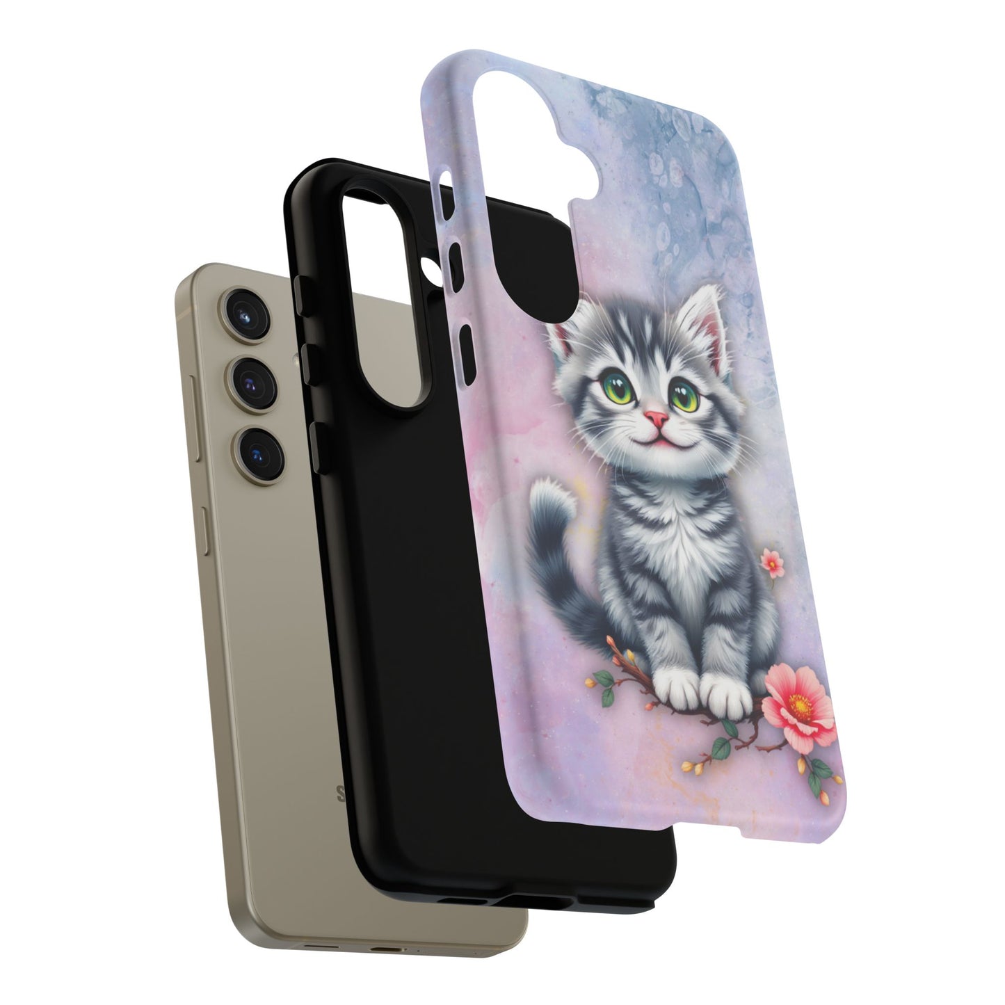 Tough Phone Case for iPhone, Samsung and Google Pixel - Dem Putty Tat Series (v1)