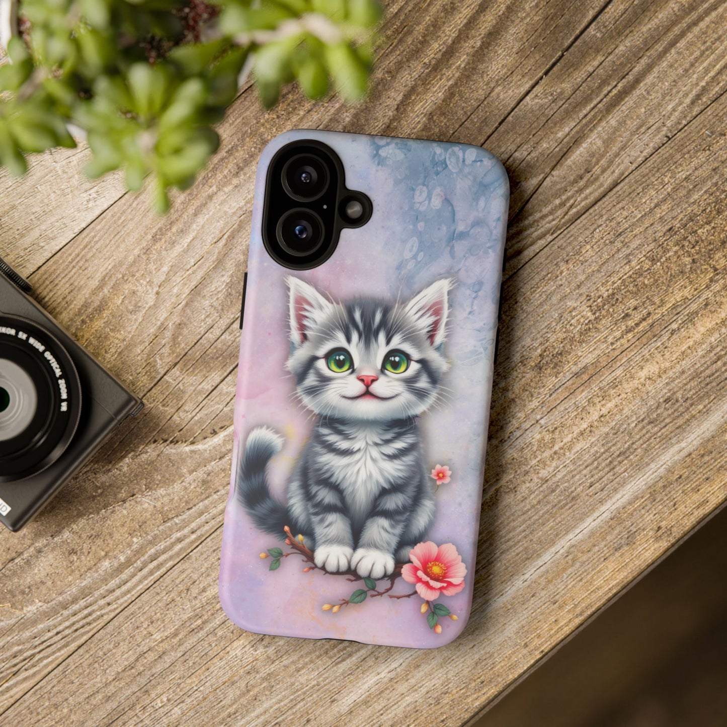 Tough Phone Case for iPhone, Samsung and Google Pixel - Dem Putty Tat Series (v1)
