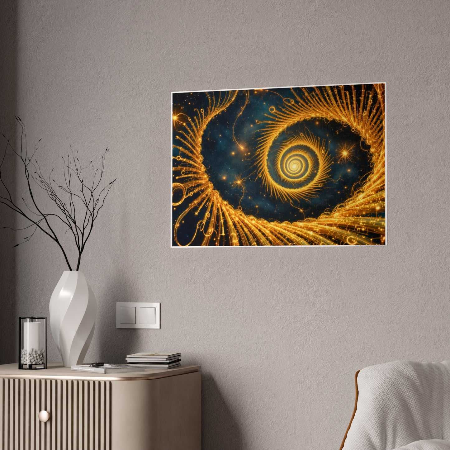 Jazz-Inspired Glossy Poster Art | Seven Steps