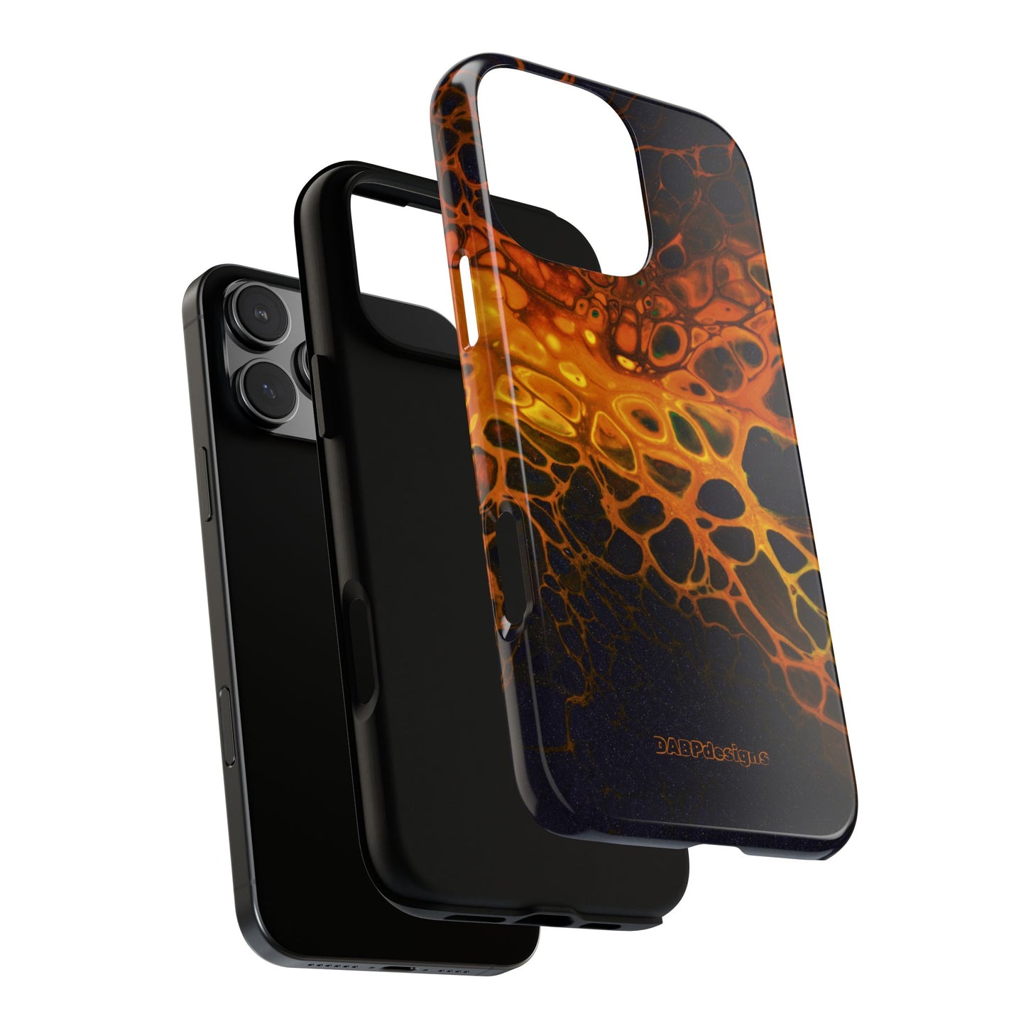 Tough Phone Case for iPhone, Samsung and Google Pixel - DABPdesigns Acrylic Abstract Design (v2)