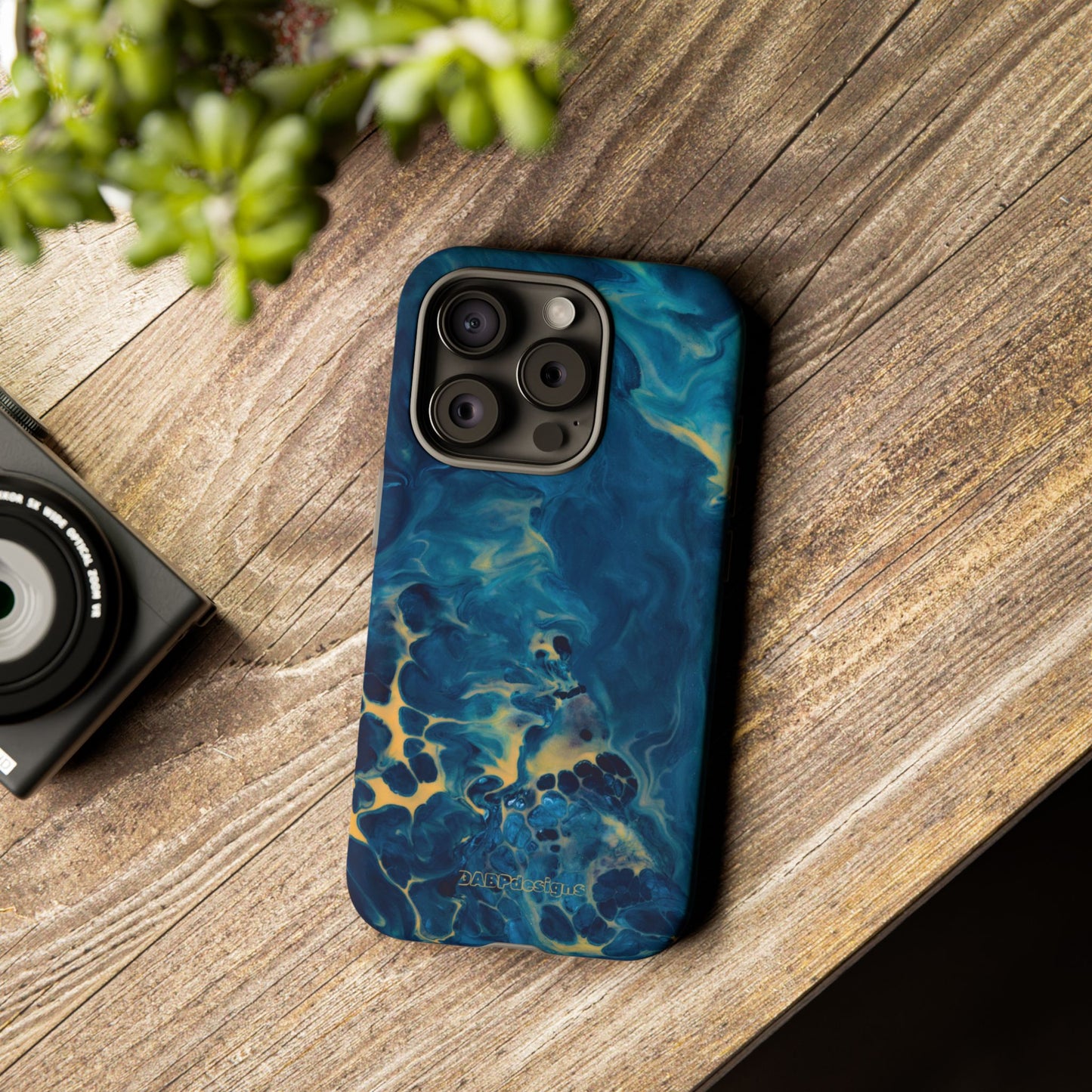 Tough Phone Case for iPhone, Samsung and Google Pixel - DABPdesigns Acrylic Abstract Design (v3)