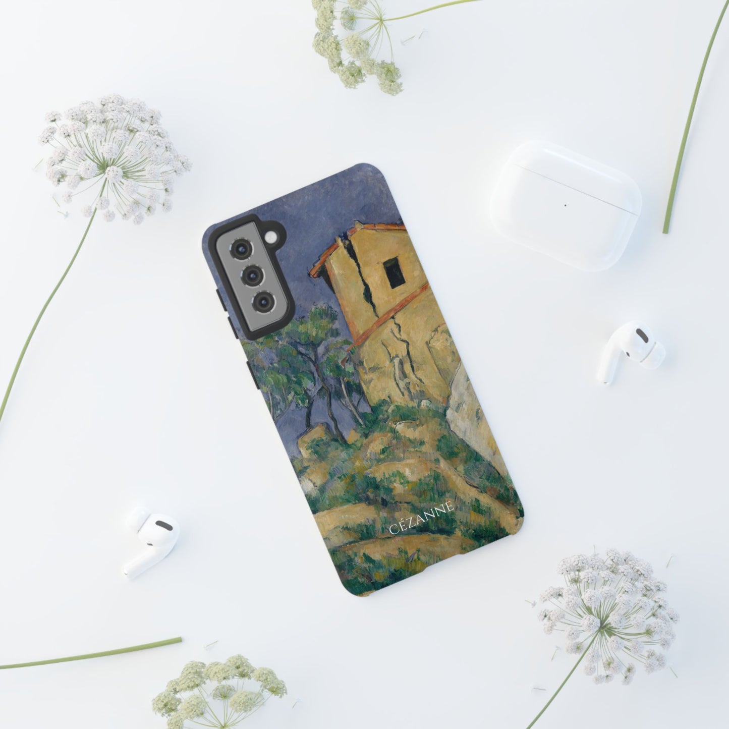 Tough Phone Case for iPhone, Samsung and Google Pixel - Cézanne, House with the Cracked Walls (1892-94)
