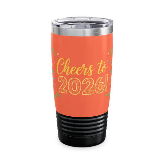 Cheers to 2026! Festive New Year Stainless Steel Tumbler