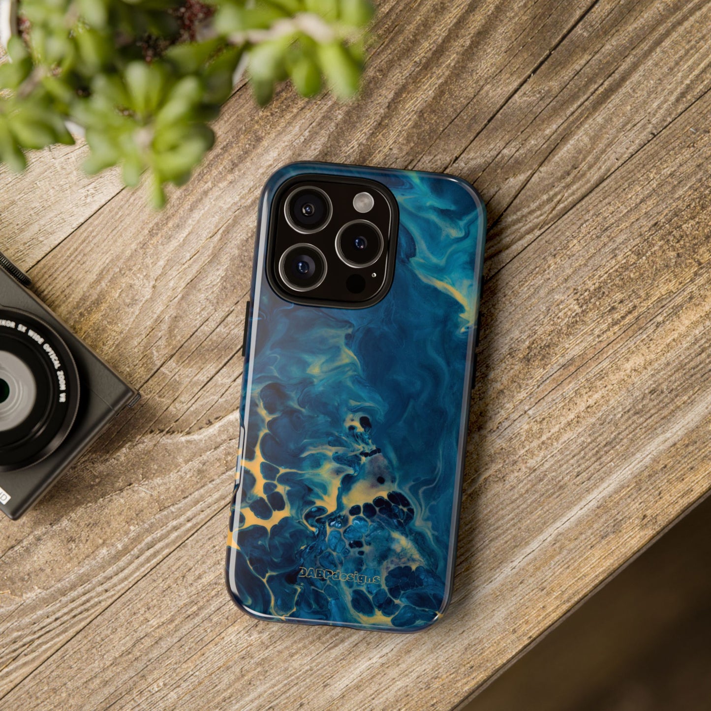 Tough Phone Case for iPhone, Samsung and Google Pixel - DABPdesigns Acrylic Abstract Design (v3)