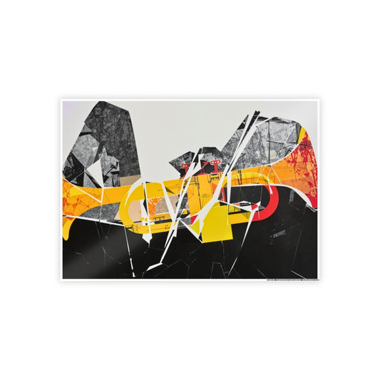 Jazz-Inspired Glossy Poster Art | Color Milestones