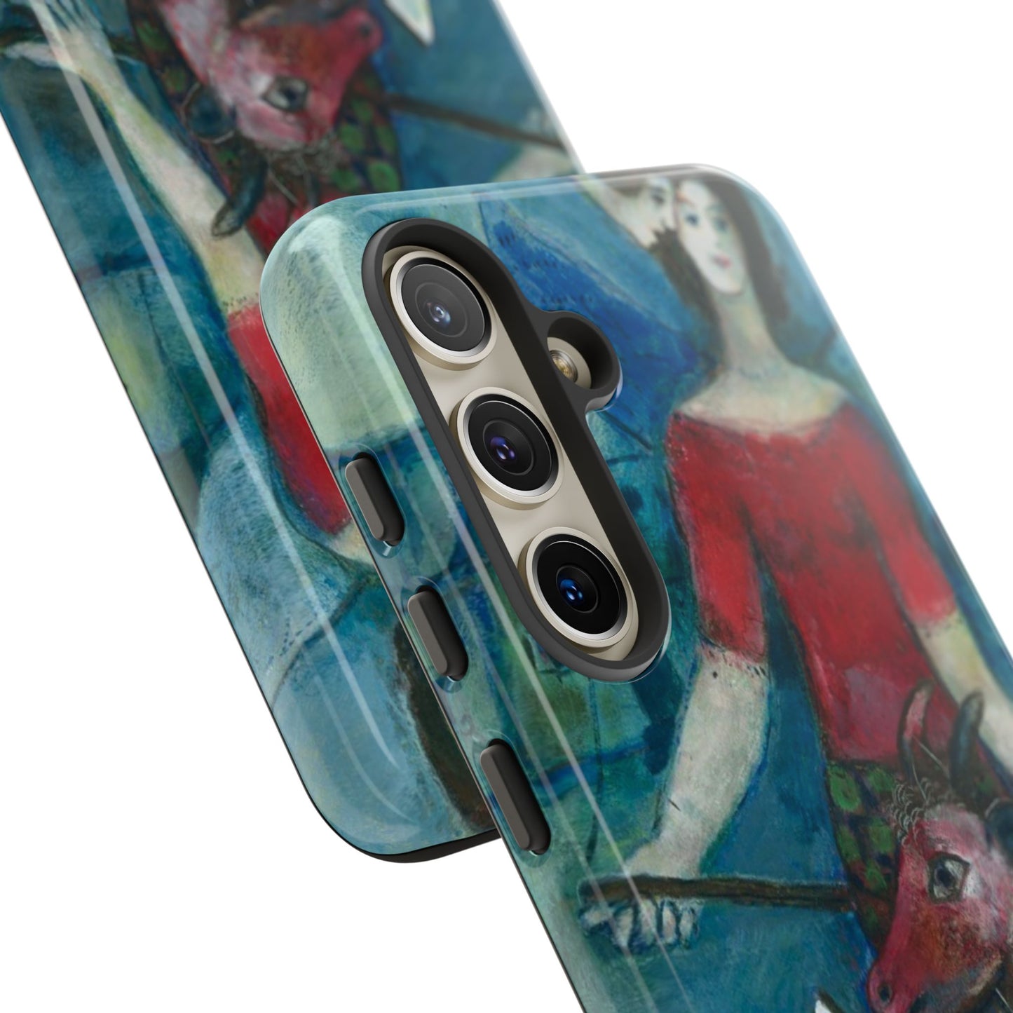 Tough Phone Case for iPhone, Samsung and Google Pixel - Chagall, The Angel and the Reader (1930)