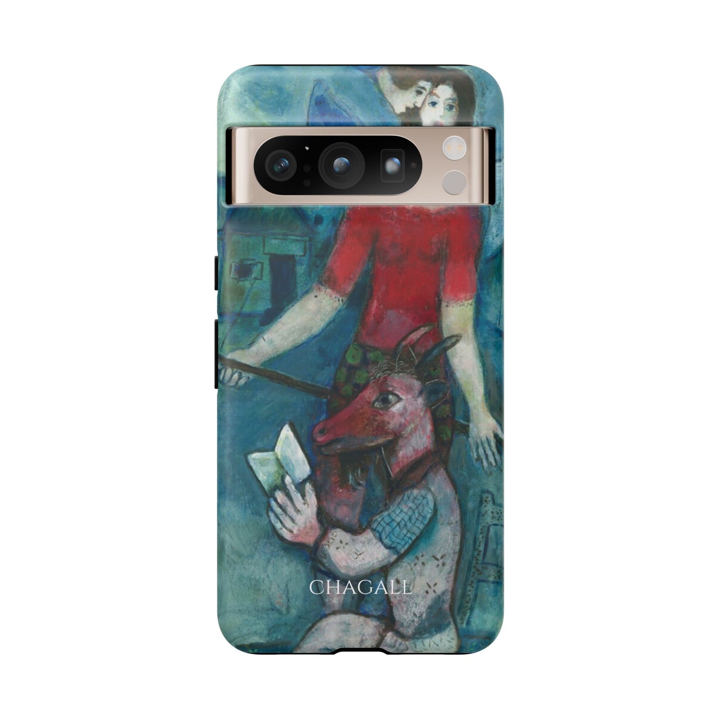 Tough Phone Case for iPhone, Samsung and Google Pixel - Chagall, The Angel and the Reader (1930)