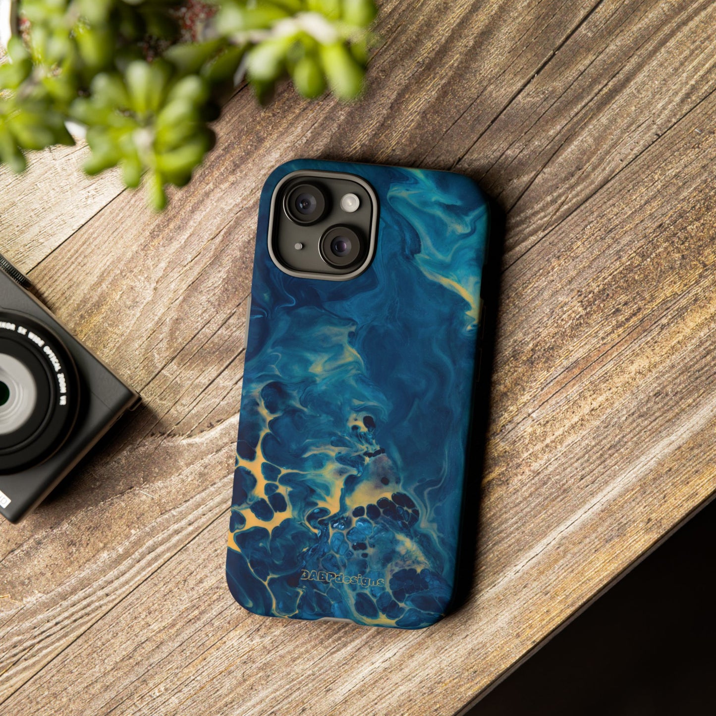 Tough Phone Case for iPhone, Samsung and Google Pixel - DABPdesigns Acrylic Abstract Design (v3)