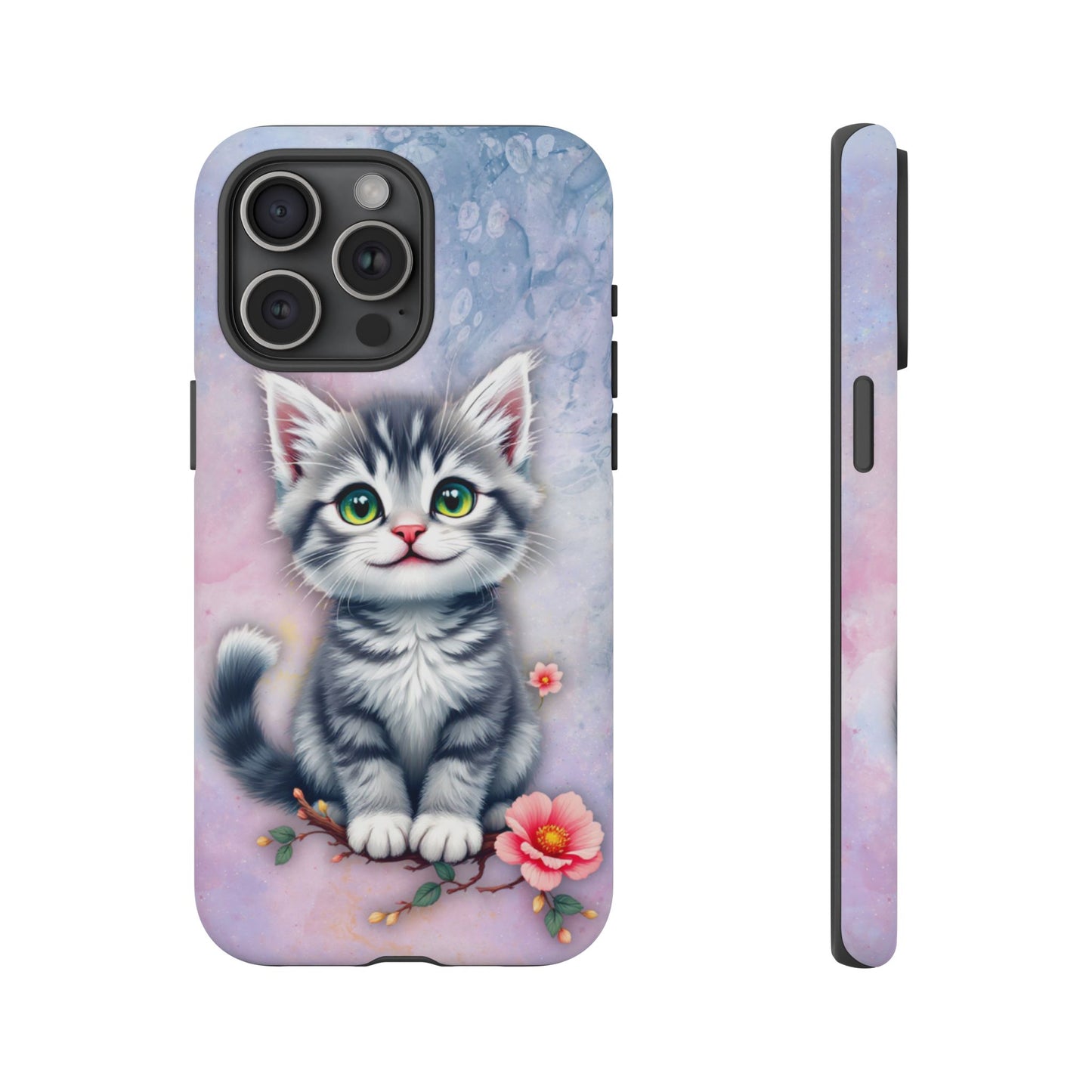 Tough Phone Case for iPhone, Samsung and Google Pixel - Dem Putty Tat Series (v1)