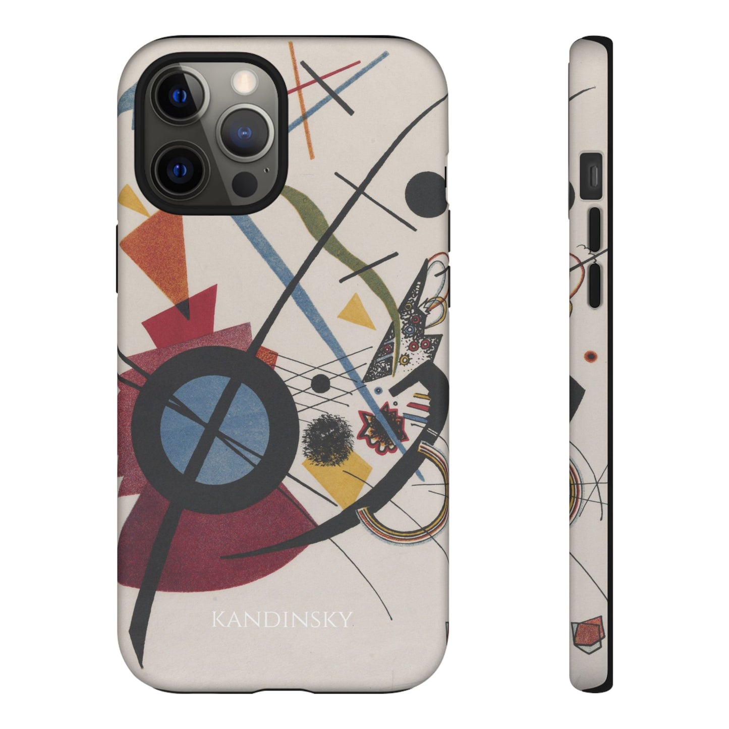 Tough Phone Case for iPhone, Samsung and Google Pixel - Kandinsky, Violett (1923)