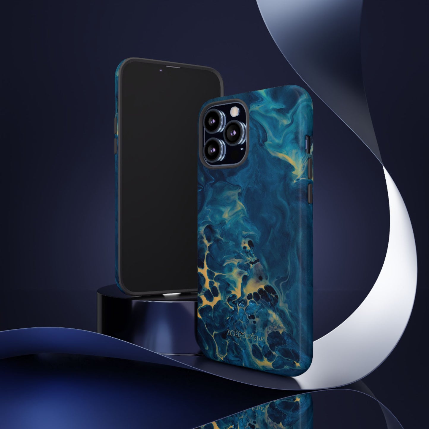 Tough Phone Case for iPhone, Samsung and Google Pixel - DABPdesigns Acrylic Abstract Design (v3)