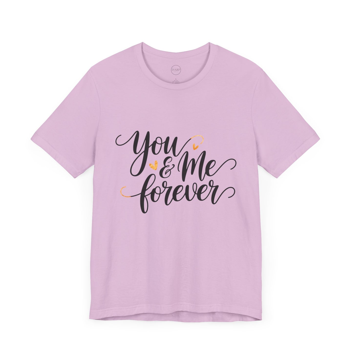 Bella+Canvas · 3001 Unisex Jersey Short Sleeve Tee - You & Me Forever T-Shirt – Minimalist Romantic Couples Valentine's Tee