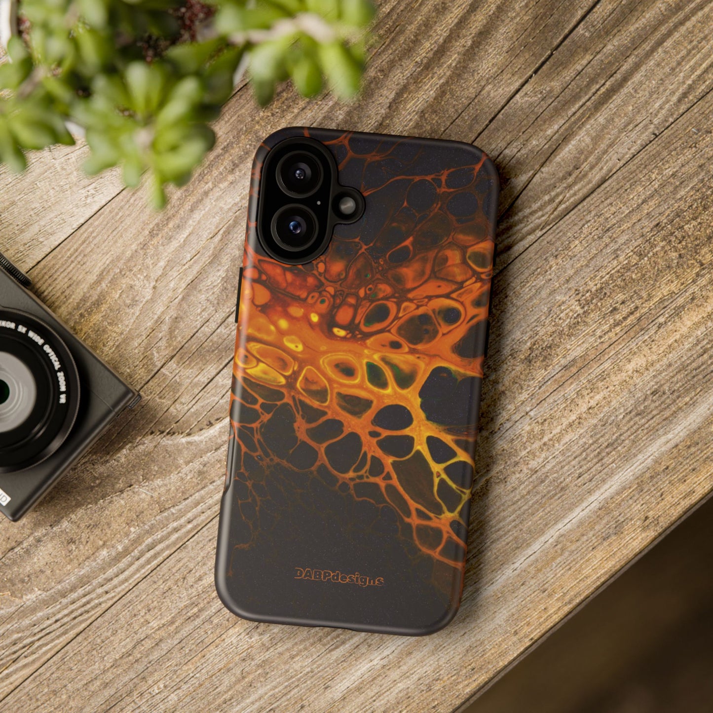 Tough Phone Case for iPhone, Samsung and Google Pixel - DABPdesigns Acrylic Abstract Design (v2)