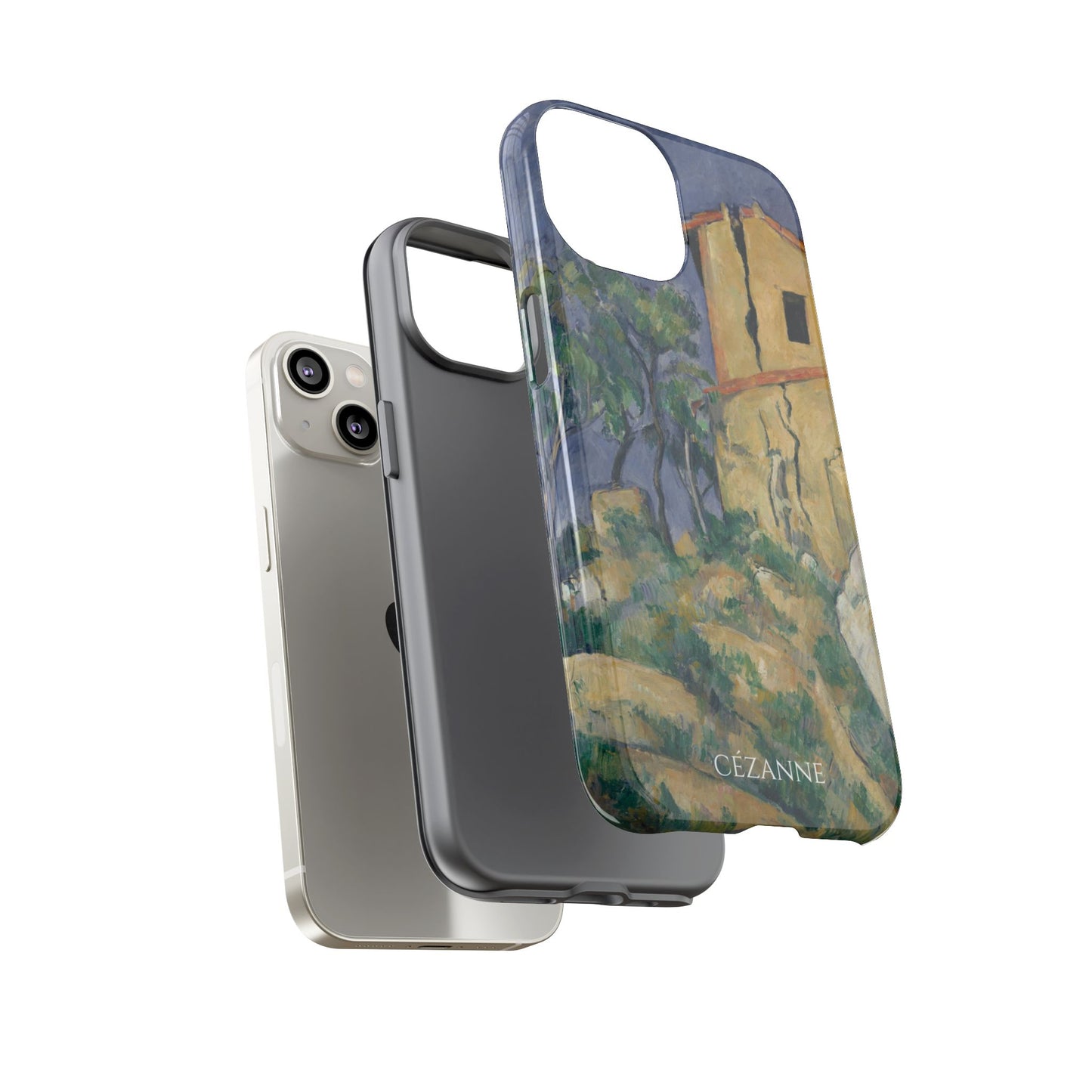 Tough Phone Case for iPhone, Samsung and Google Pixel - Cézanne, House with the Cracked Walls (1892-94)