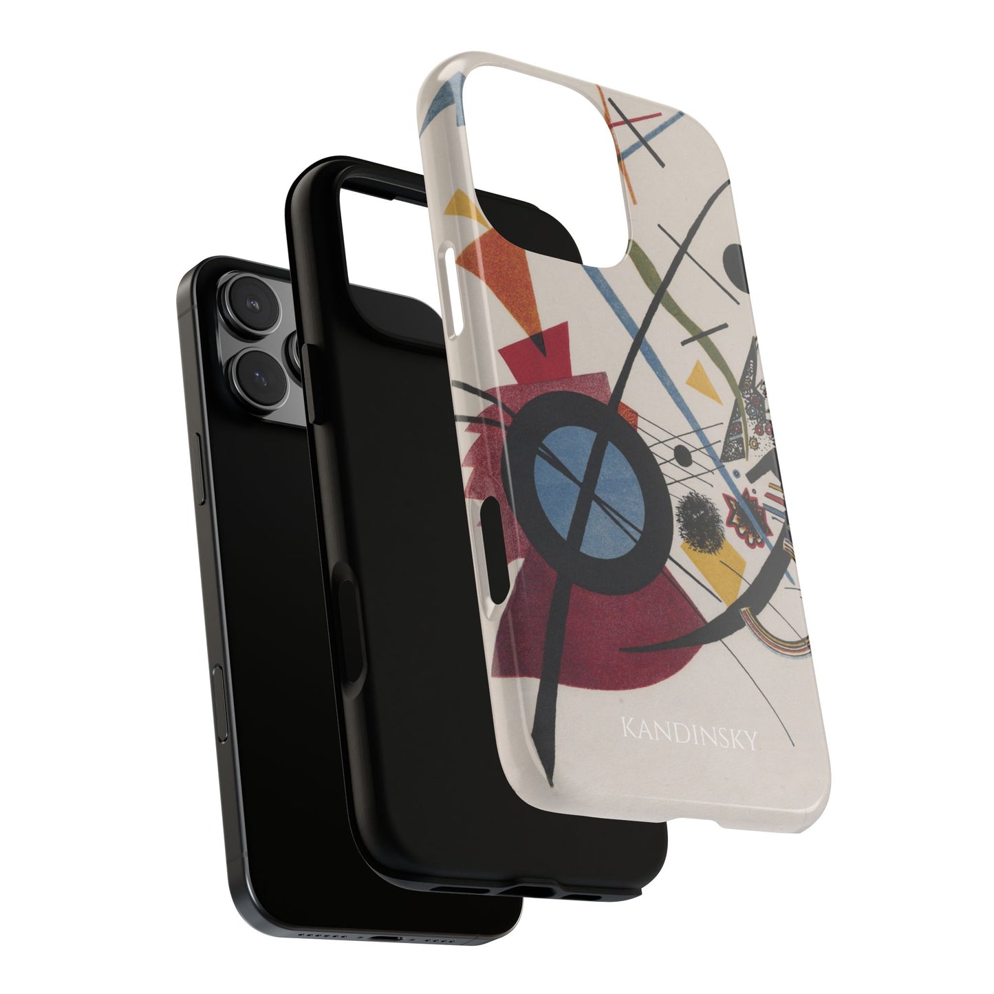 Tough Phone Case for iPhone, Samsung and Google Pixel - Kandinsky, Violett (1923)