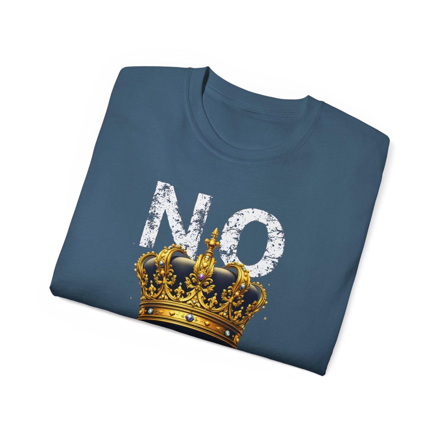 NO KINGS ZONE Graphic Tee | Streetwear T-Shirt with Royal Crown Design