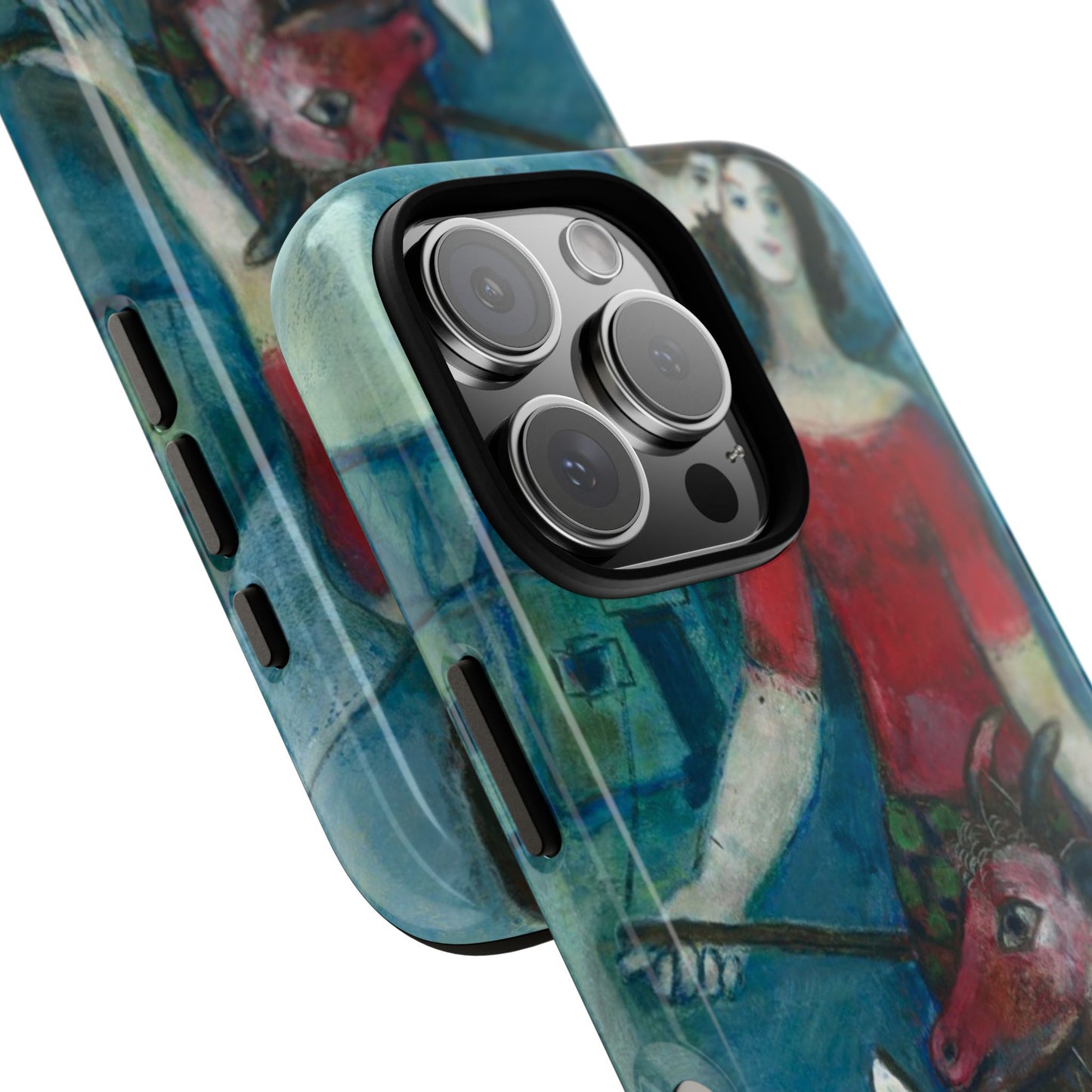 Tough Phone Case for iPhone, Samsung and Google Pixel - Chagall, The Angel and the Reader (1930)