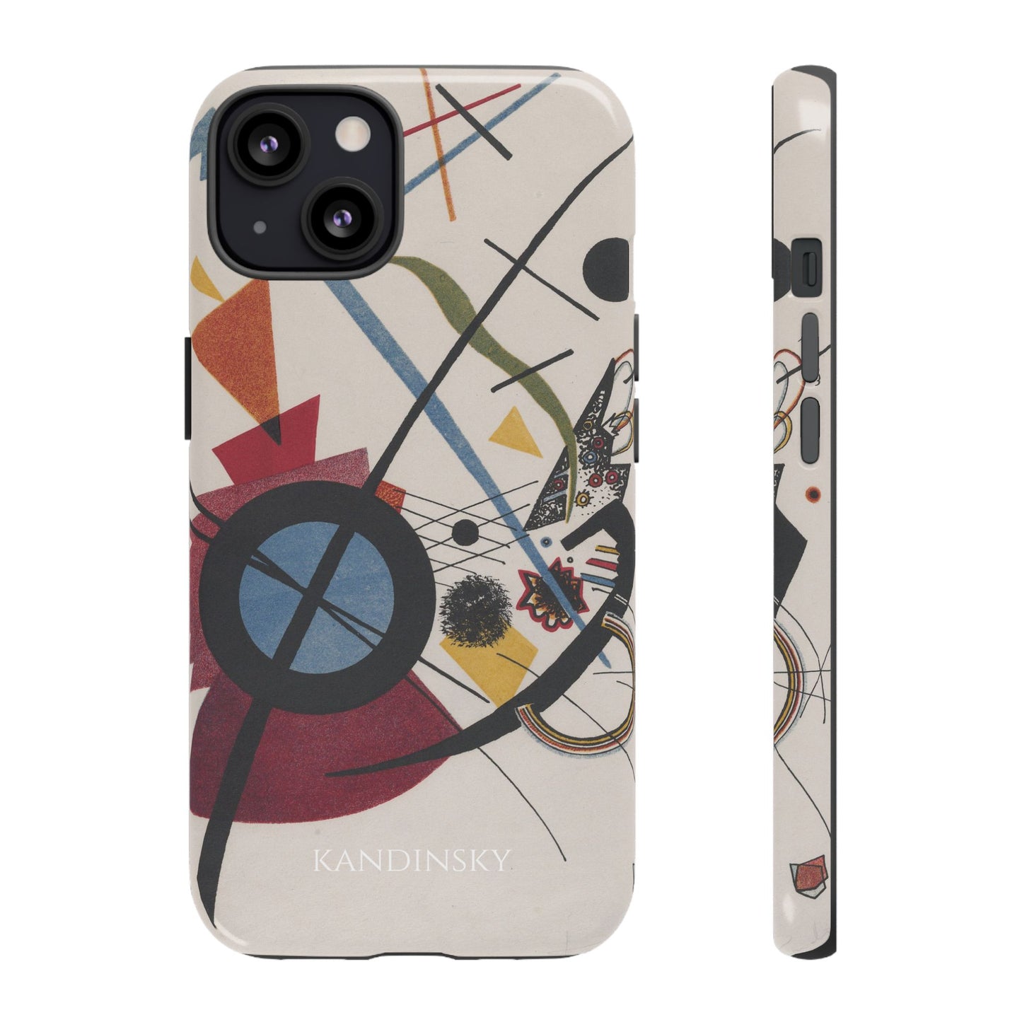 Tough Phone Case for iPhone, Samsung and Google Pixel - Kandinsky, Violett (1923)