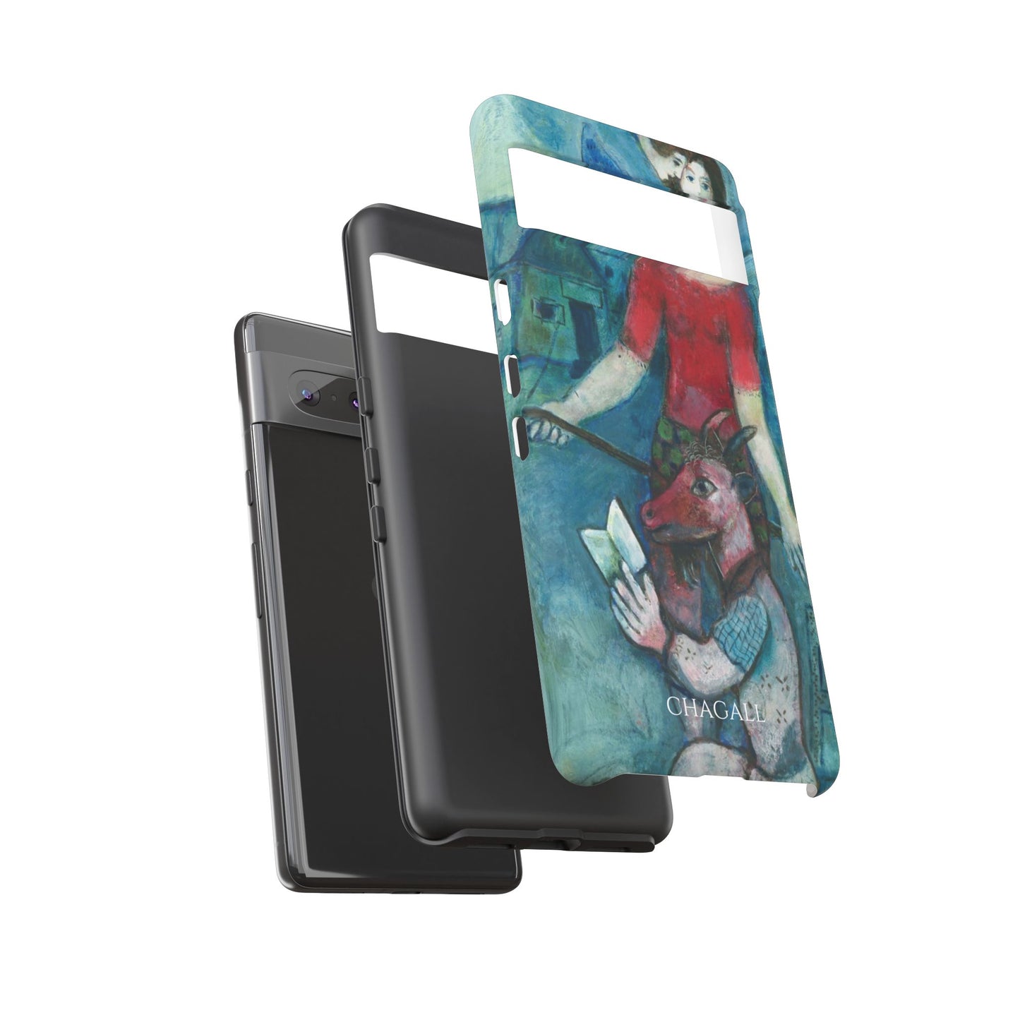 Tough Phone Case for iPhone, Samsung and Google Pixel - Chagall, The Angel and the Reader (1930)