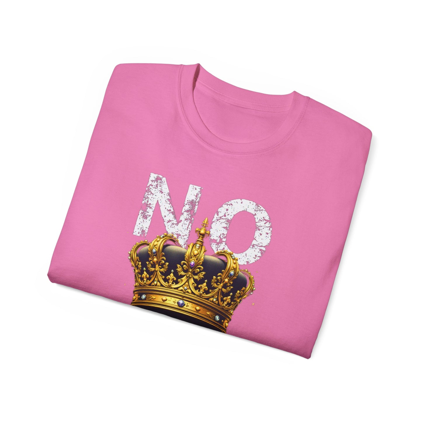NO KINGS ZONE Graphic Tee | Streetwear T-Shirt with Royal Crown Design
