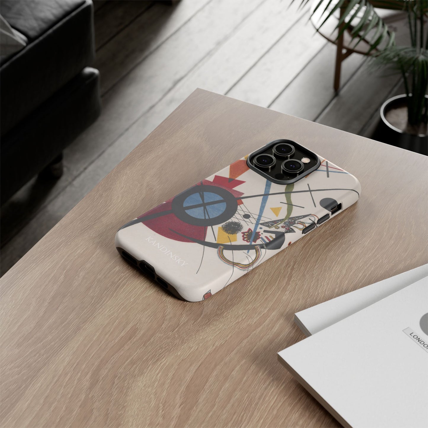Tough Phone Case for iPhone, Samsung and Google Pixel - Kandinsky, Violett (1923)