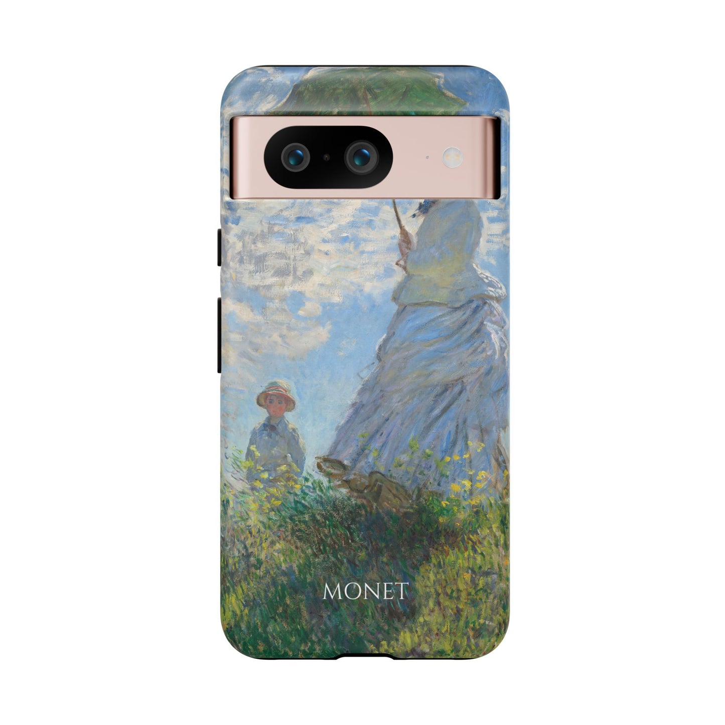 Tough Phone Case for iPhone, Samsung and Google Pixel - Monet, Woman with a Parasol - Madame Monet and Her Son (1875)