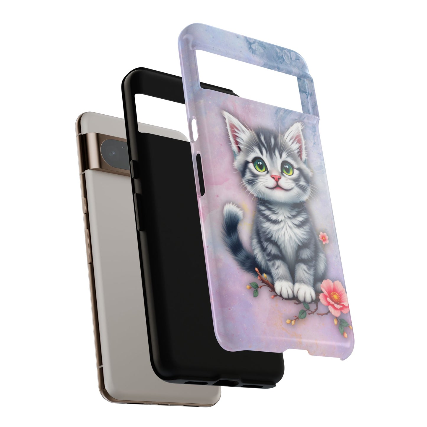 Tough Phone Case for iPhone, Samsung and Google Pixel - Dem Putty Tat Series (v1)