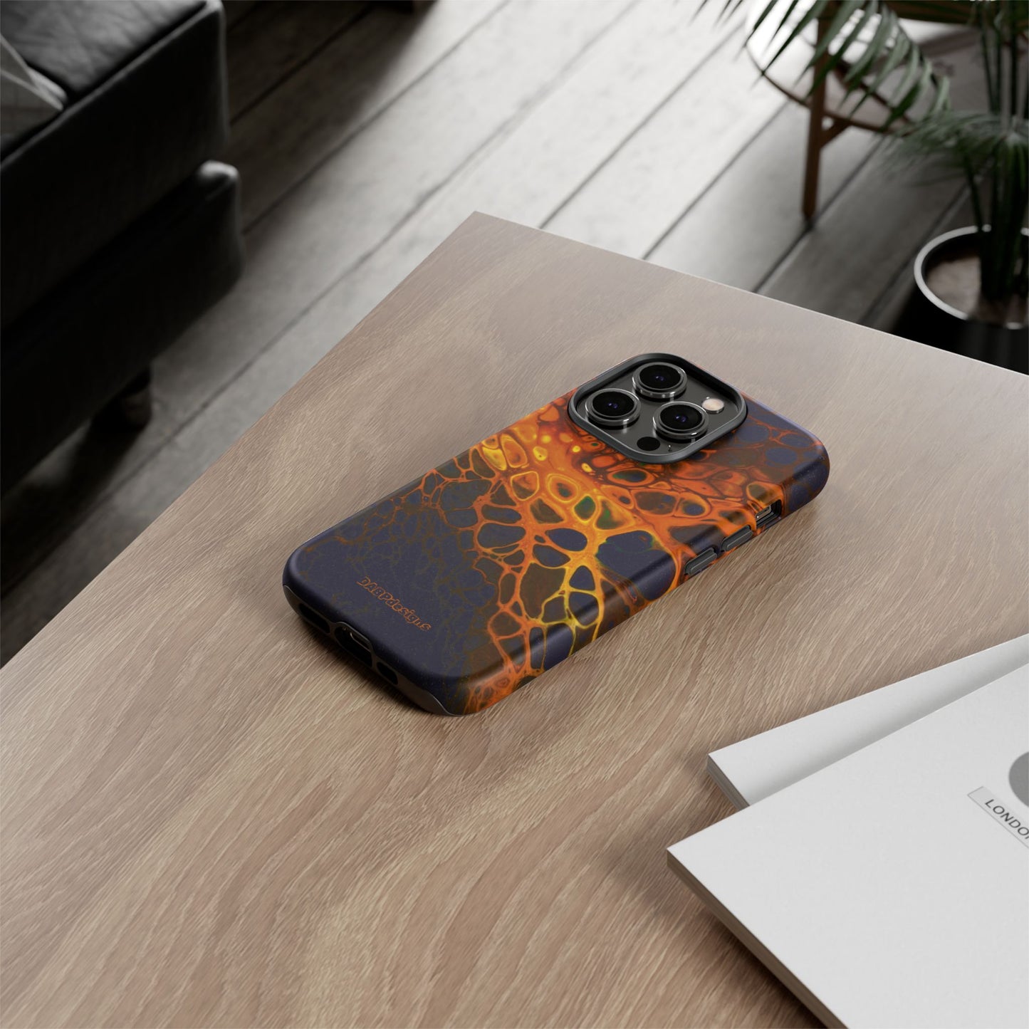 Tough Phone Case for iPhone, Samsung and Google Pixel - DABPdesigns Acrylic Abstract Design (v2)