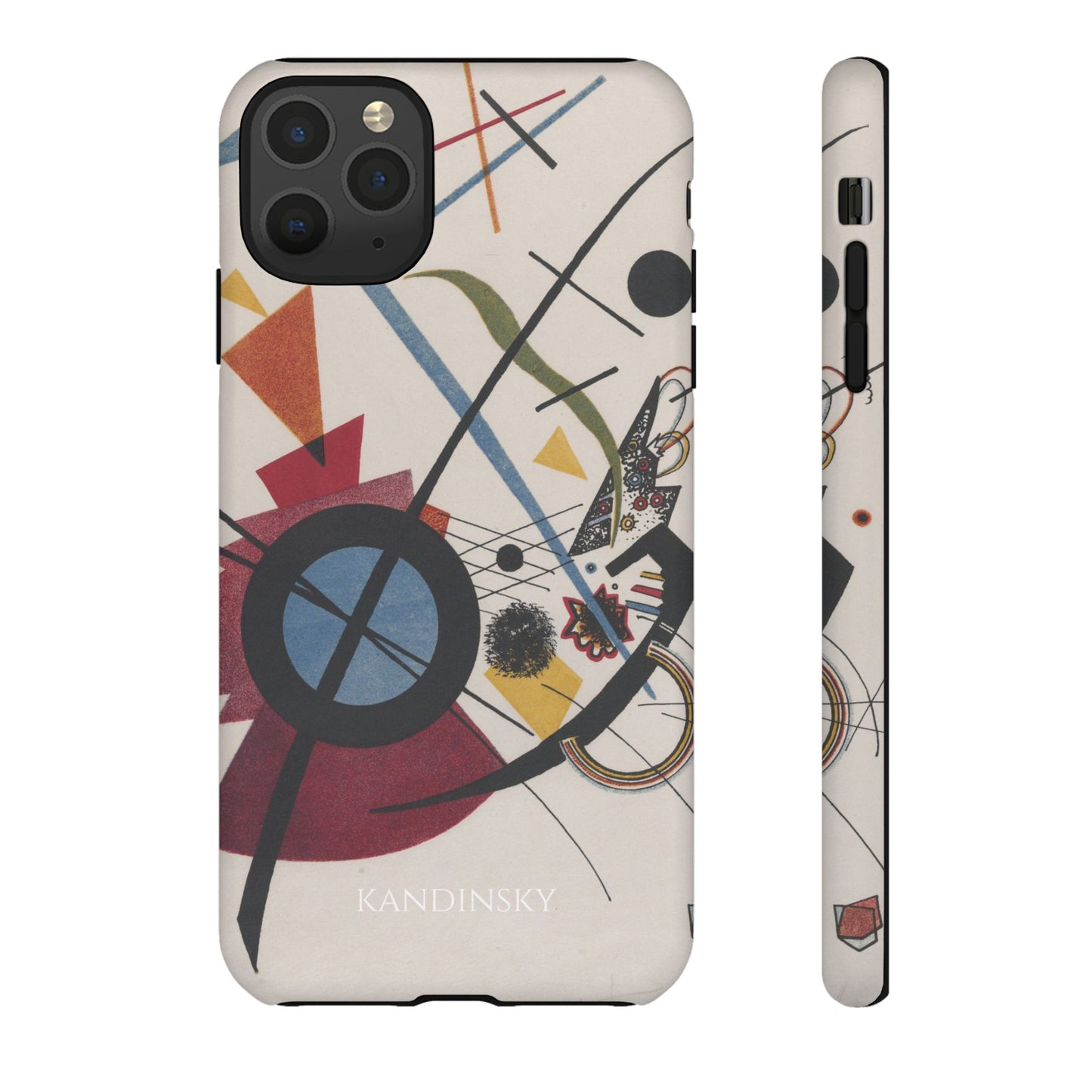 Tough Phone Case for iPhone, Samsung and Google Pixel - Kandinsky, Violett (1923)