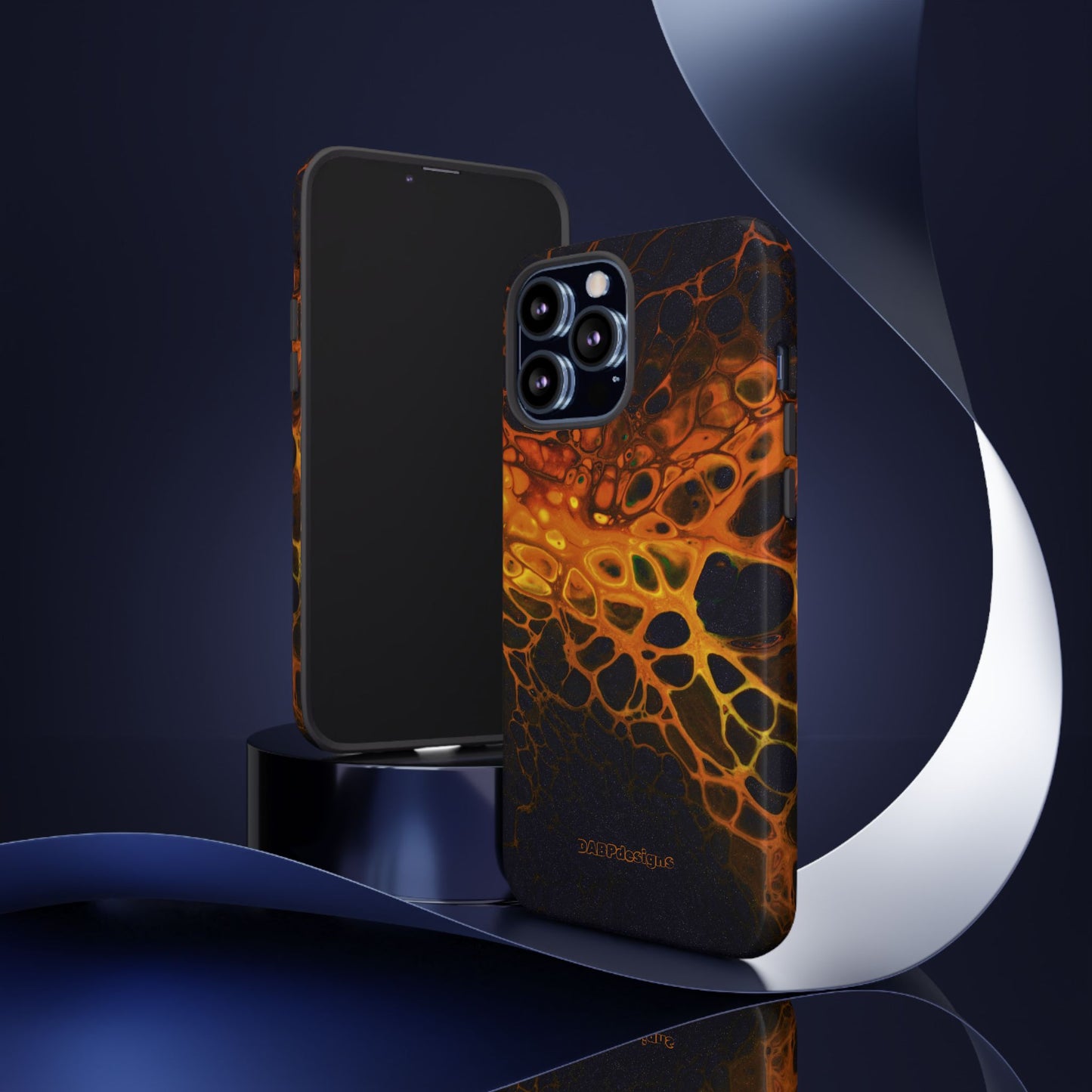 Tough Phone Case for iPhone, Samsung and Google Pixel - DABPdesigns Acrylic Abstract Design (v2)